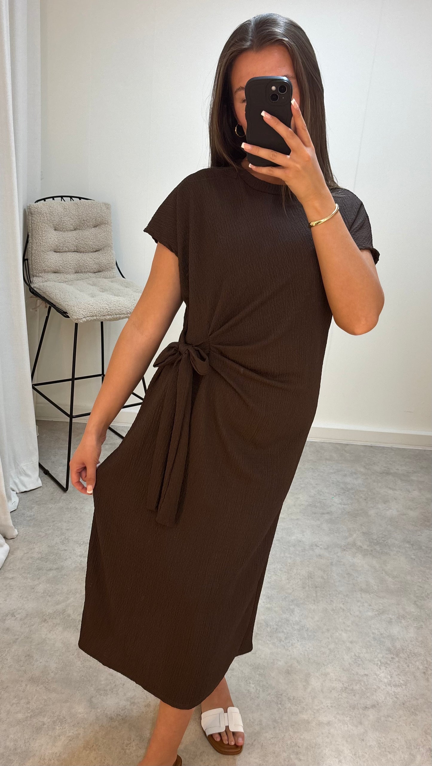 Crinkle Beach Cover-Up Dress