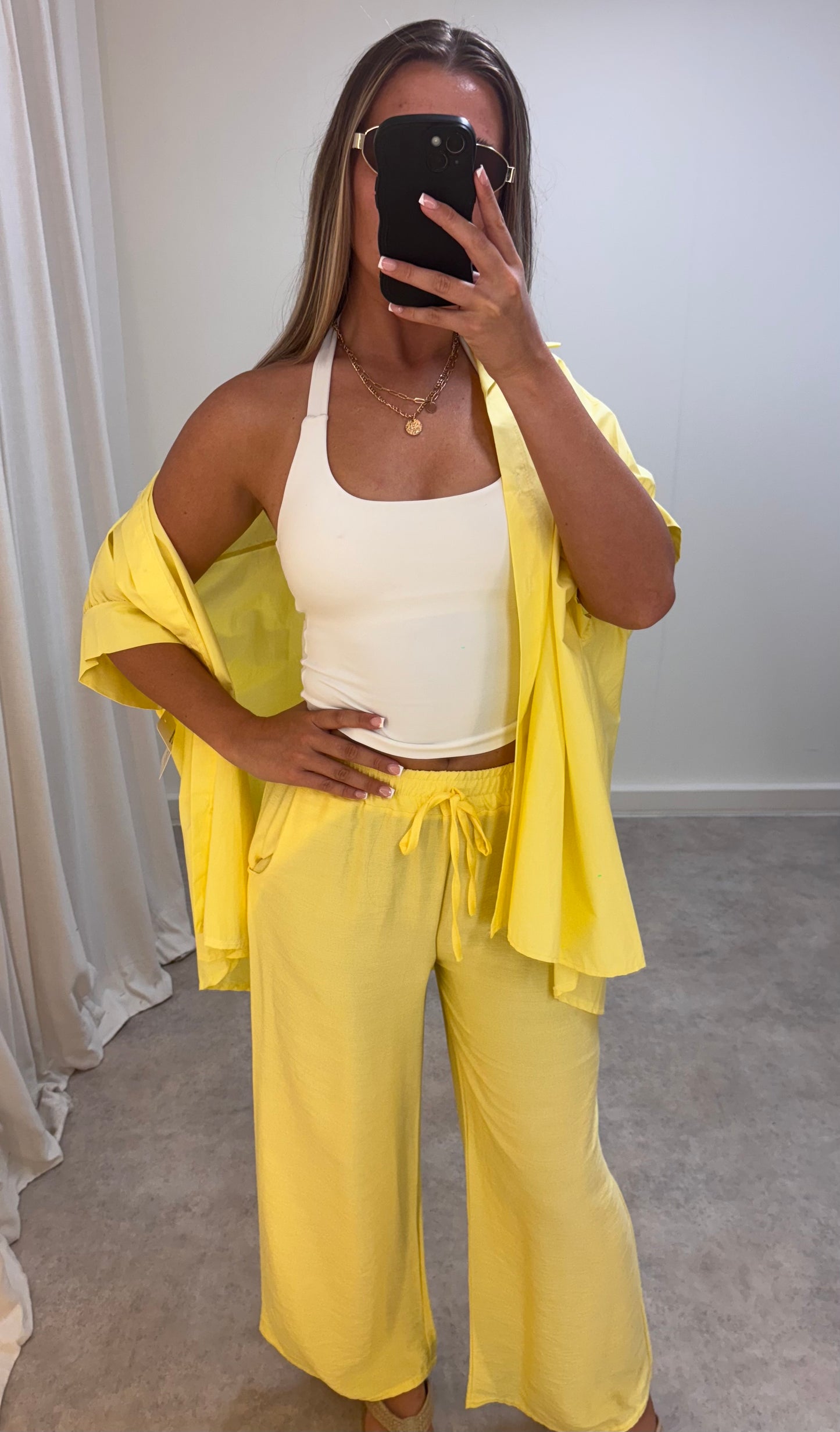 Linen Style Trousers