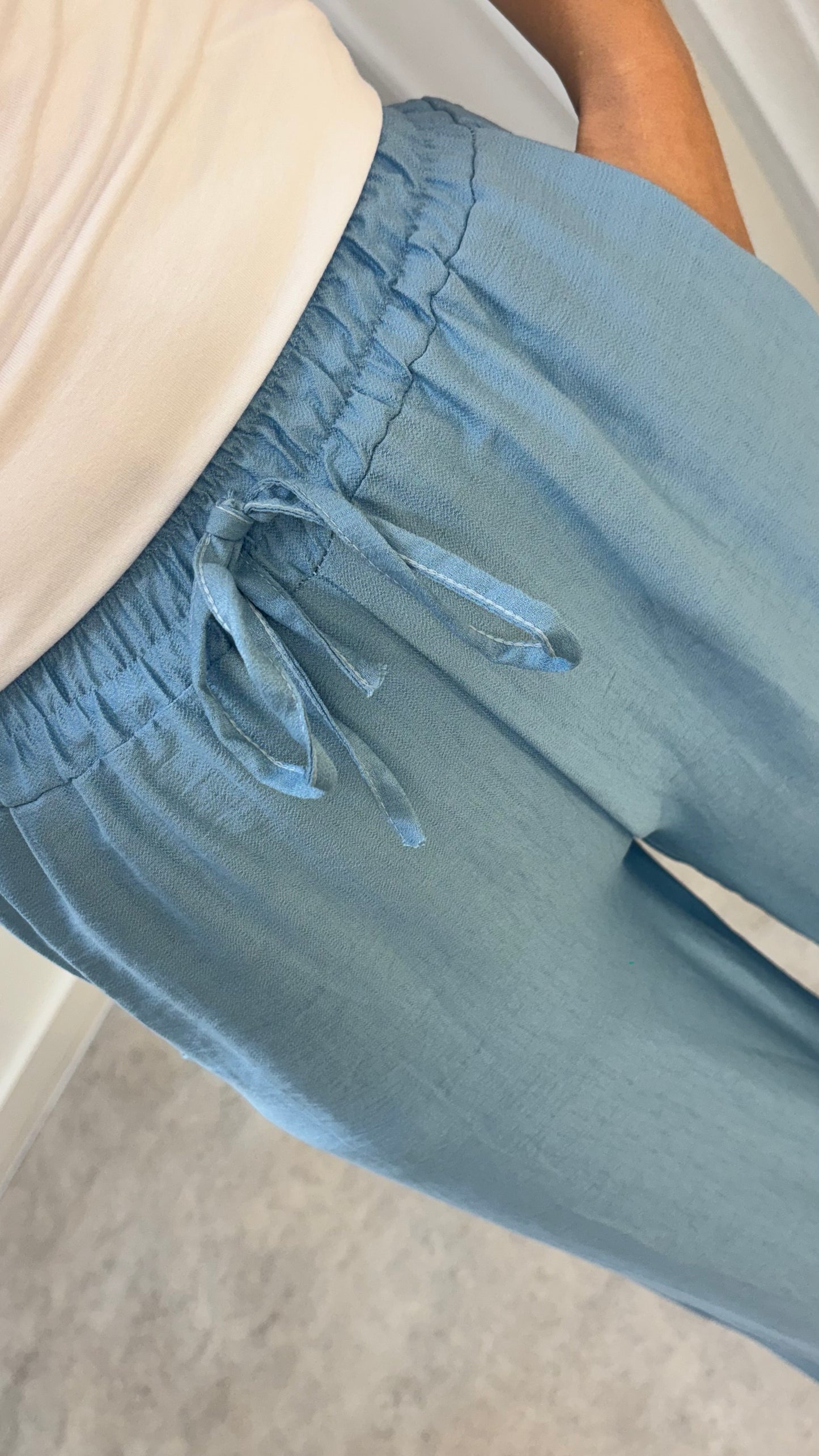 Linen Style Trousers