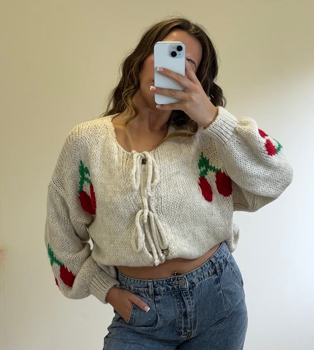 CHERRY cardigan