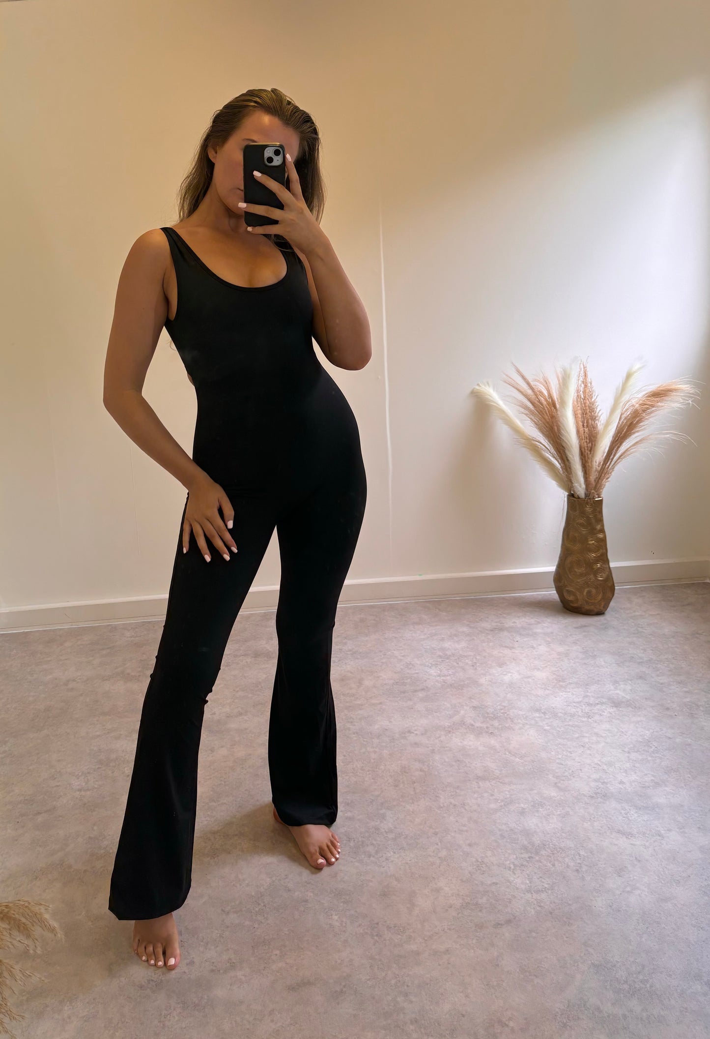 SCRUNCH seamless flared jumpsuit