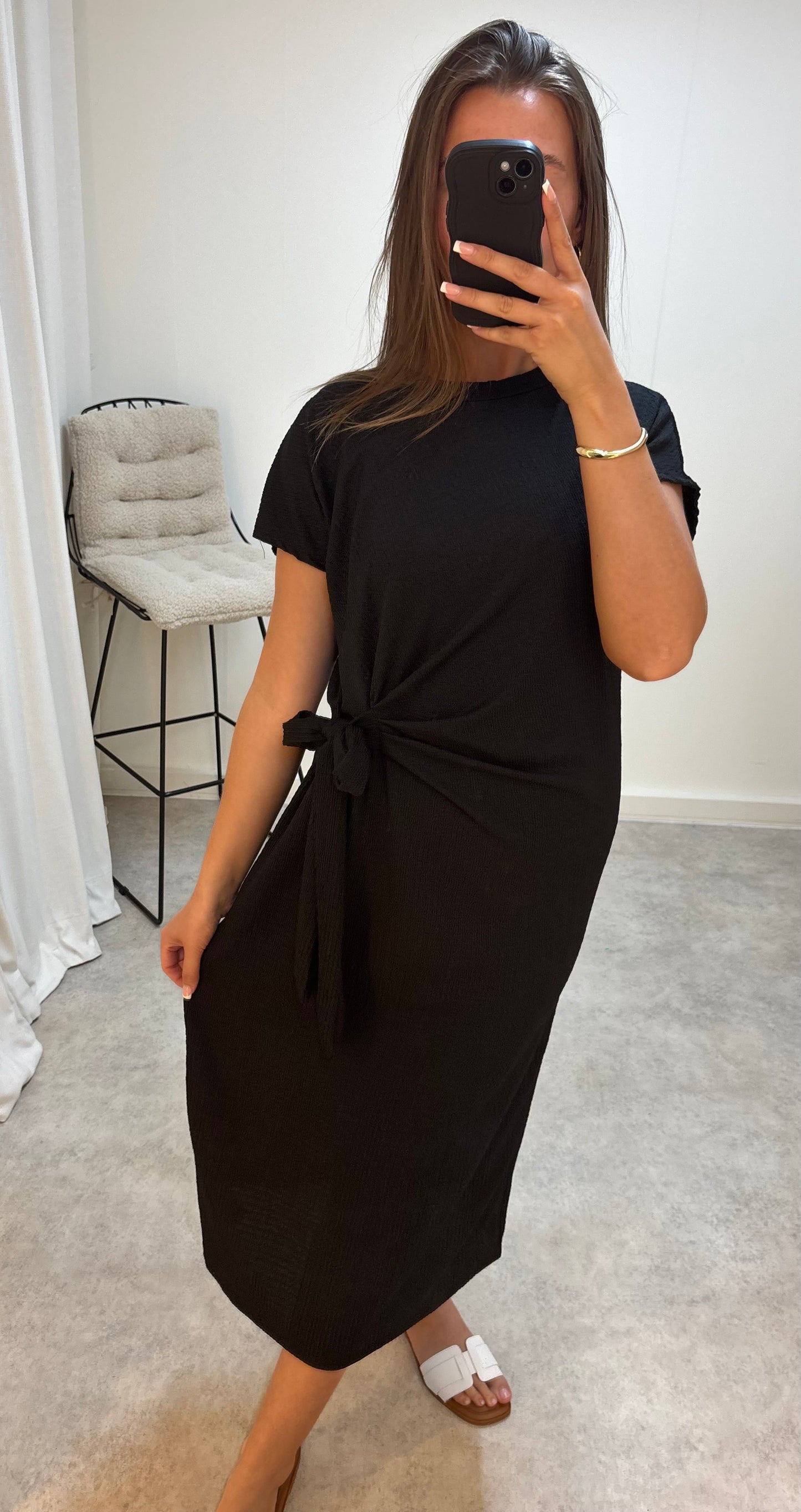 Crinkle Beach Cover-Up Dress