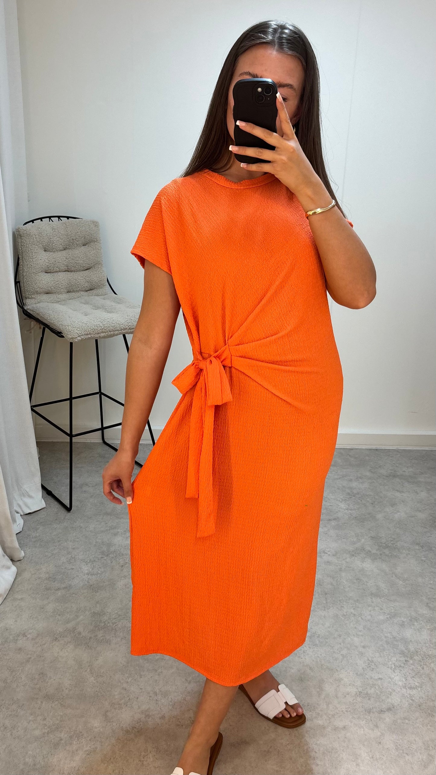 Crinkle Beach Cover-Up Dress