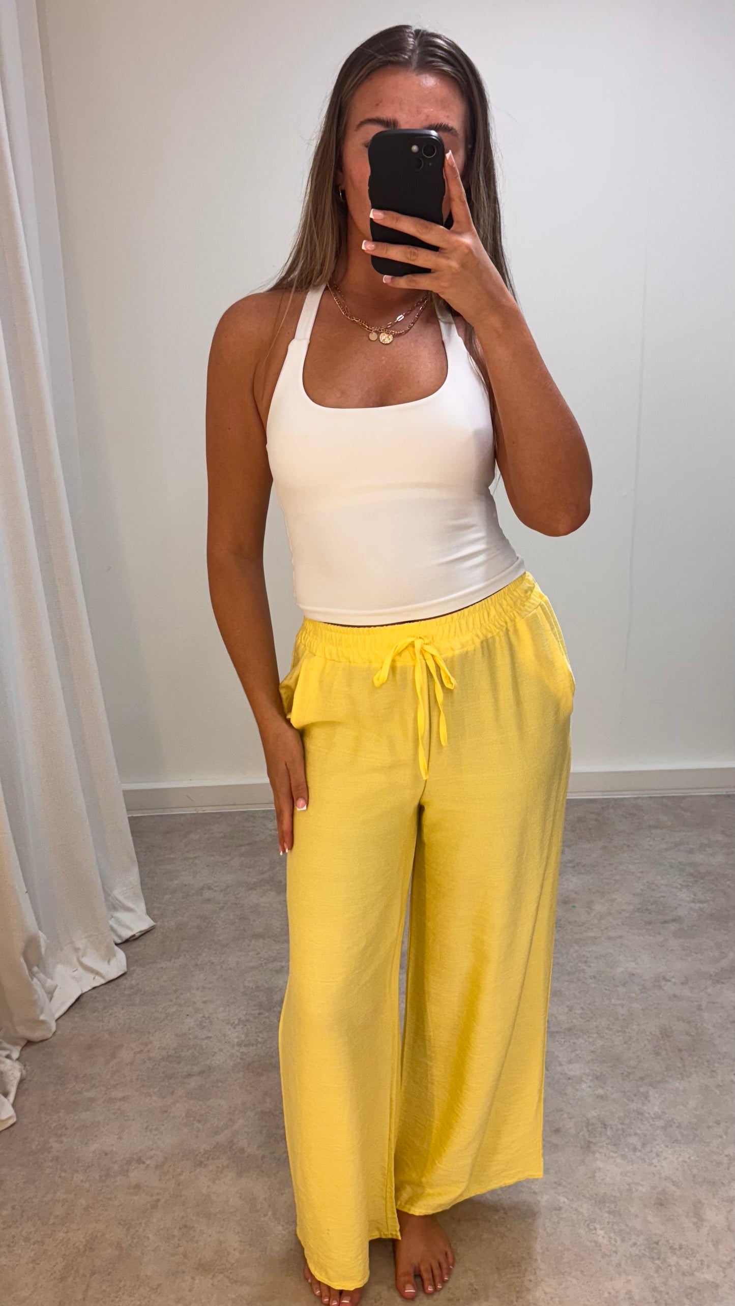 Linen Style Trousers