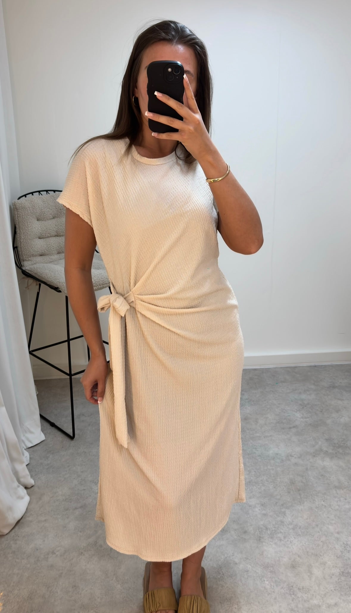 Crinkle Beach Cover-Up Dress