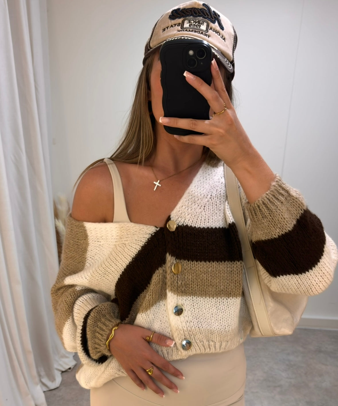 Striped Knit Cardigan