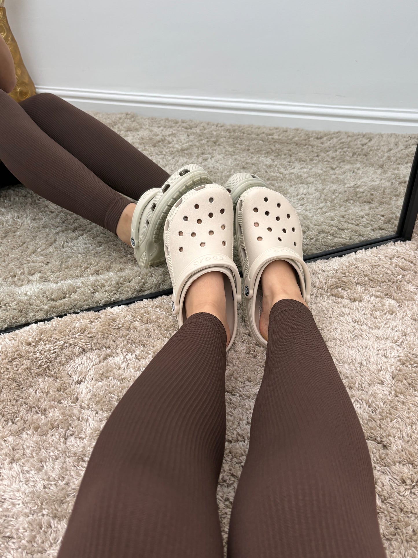 REAH high waisted ribbed leggings