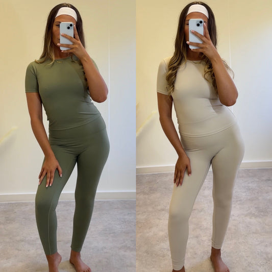 MOLLY seamless top & leggings set