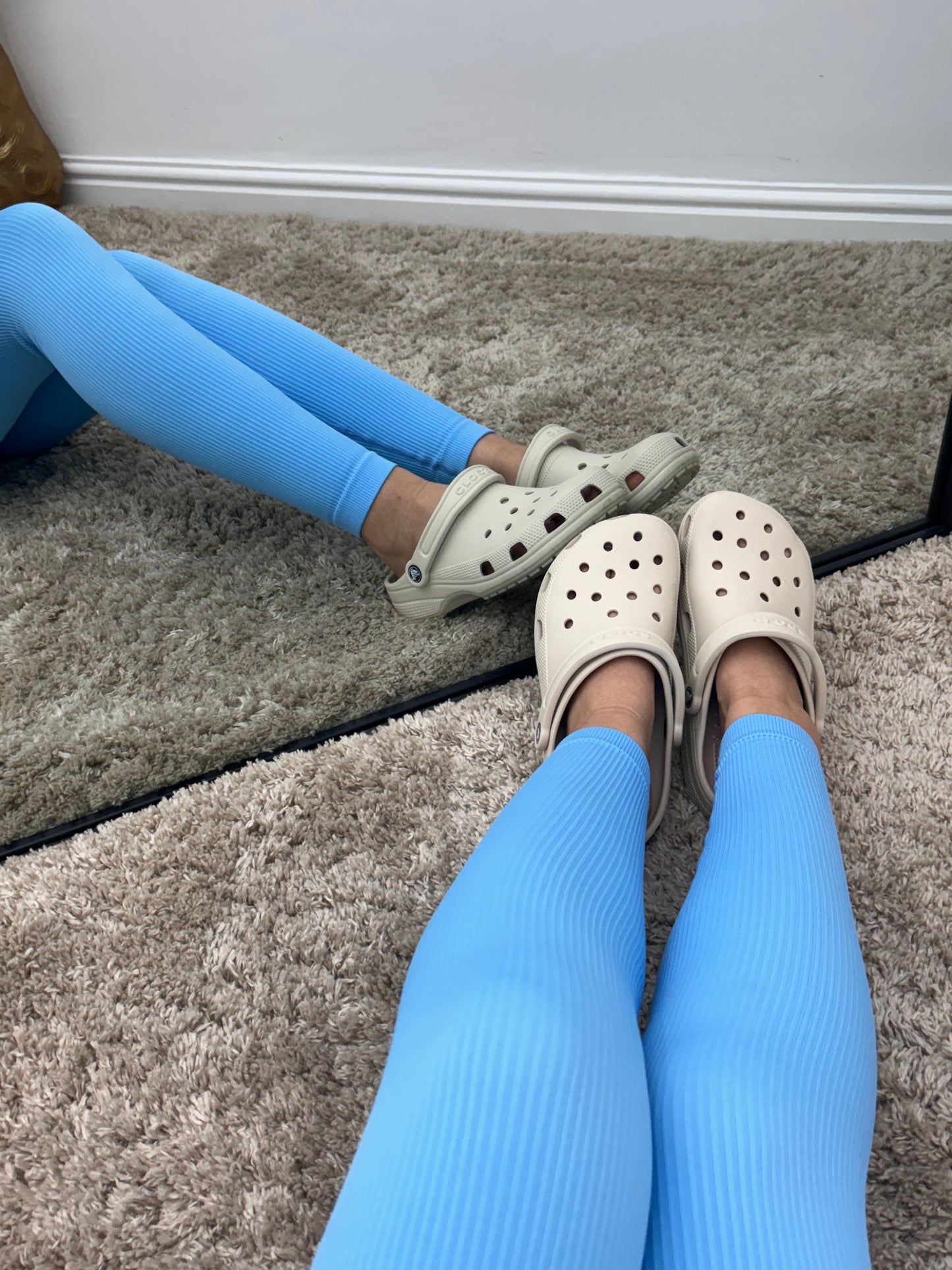 REAH high waisted ribbed leggings