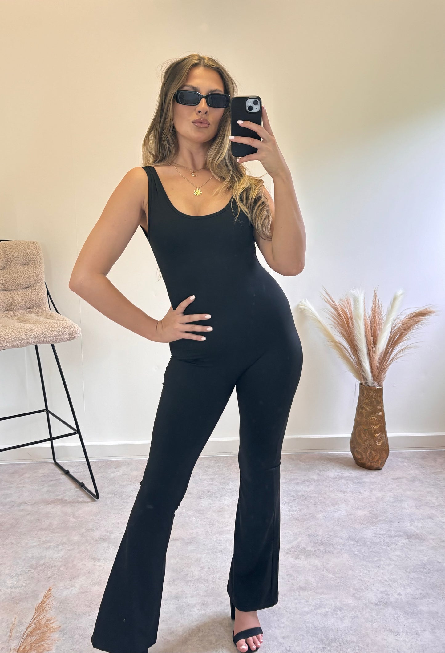 SCRUNCH seamless flared jumpsuit