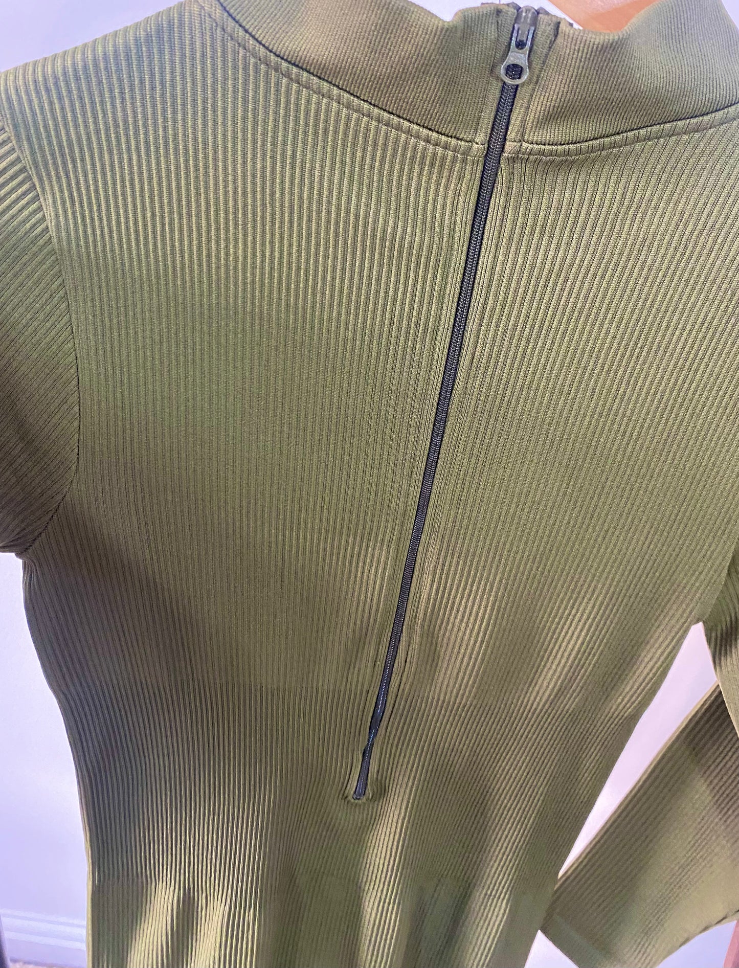 JESSICA ribbed jumpsuit with corset detail