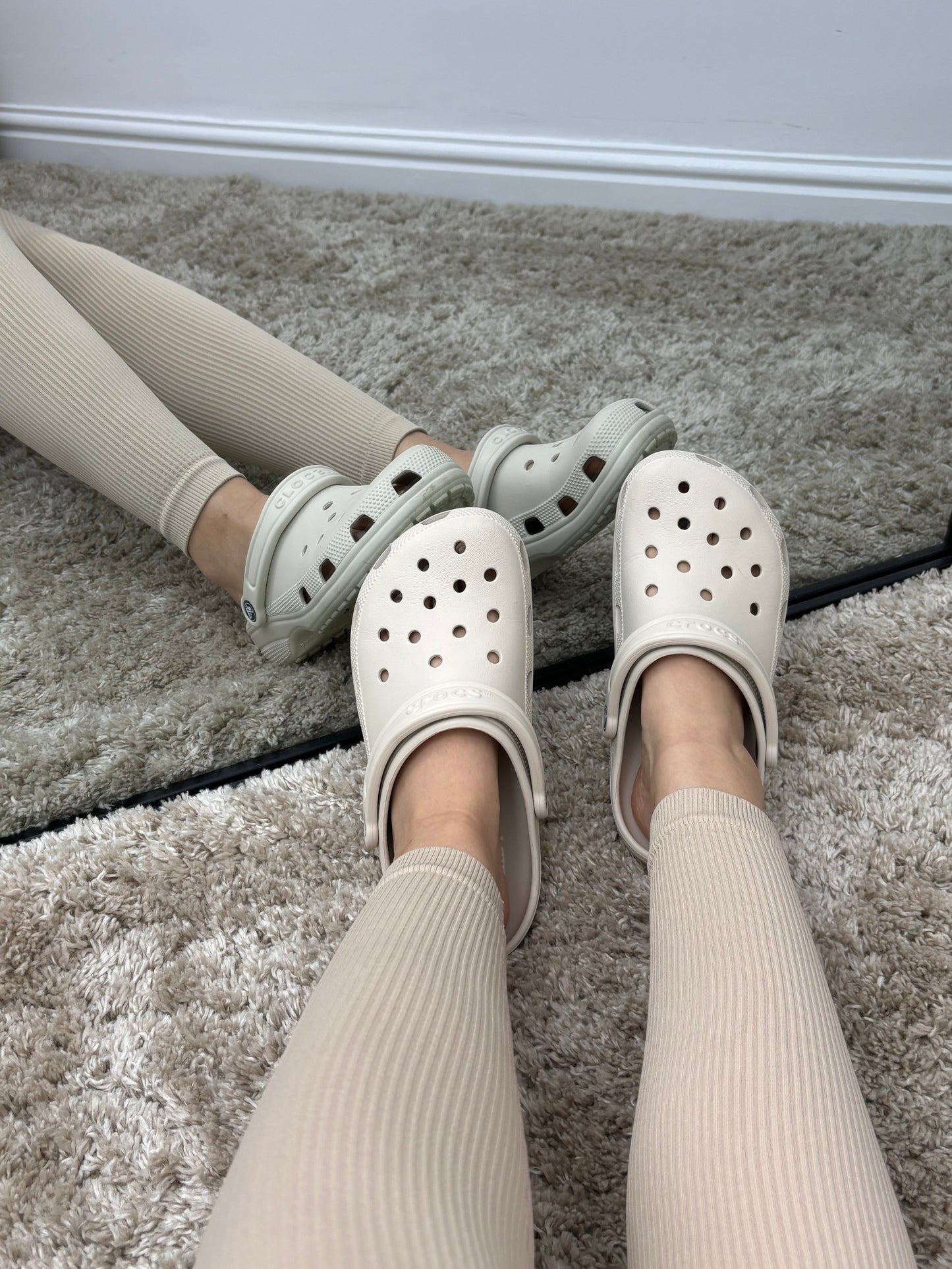 REAH high waisted ribbed leggings