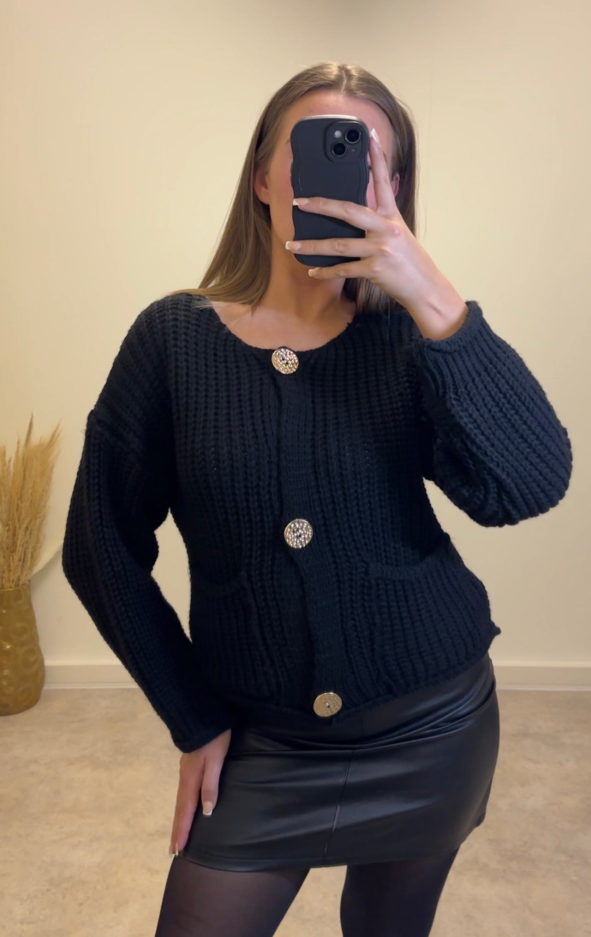 VIVIENNE chunky knit cardigan