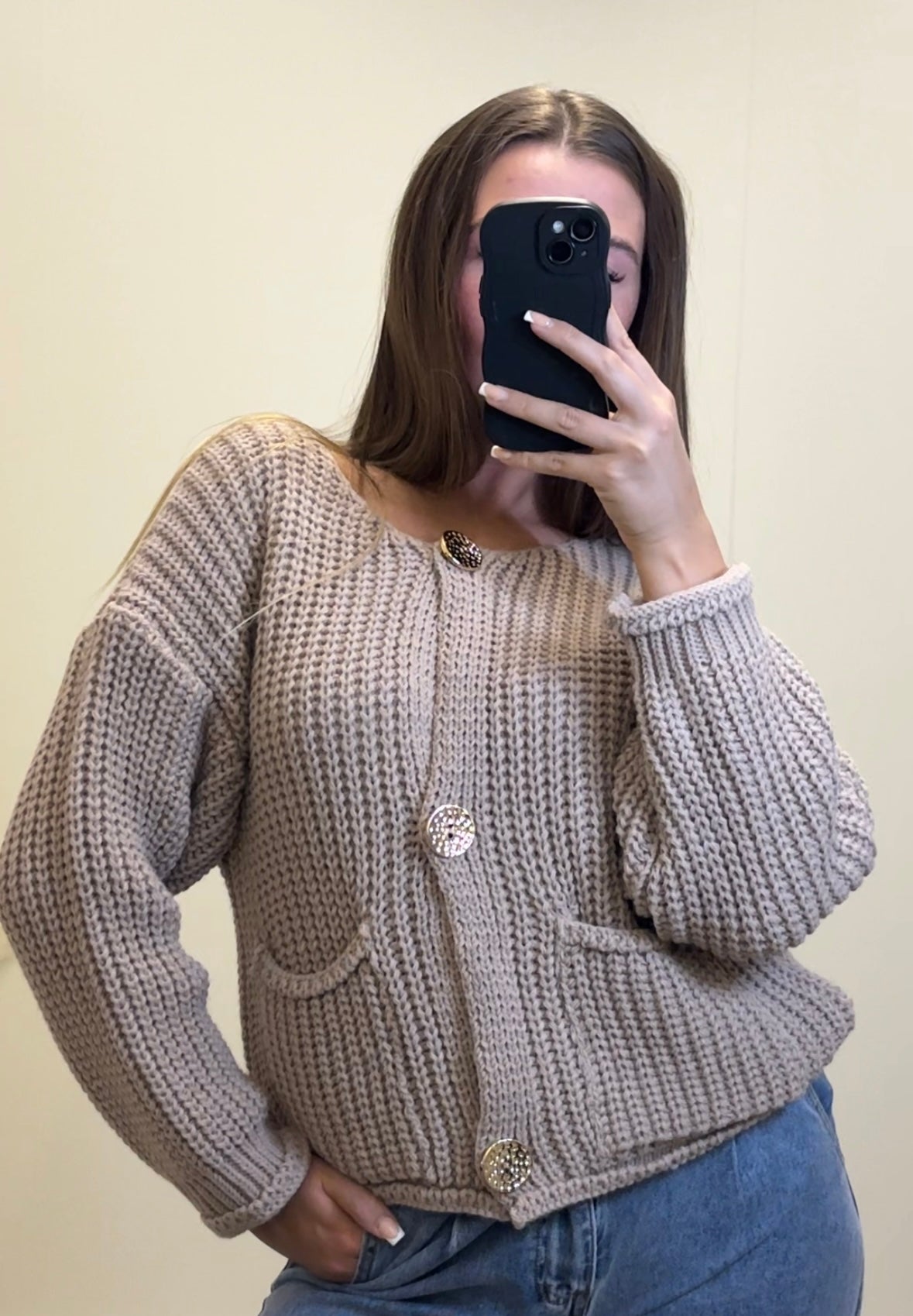 VIVIENNE chunky knit cardigan
