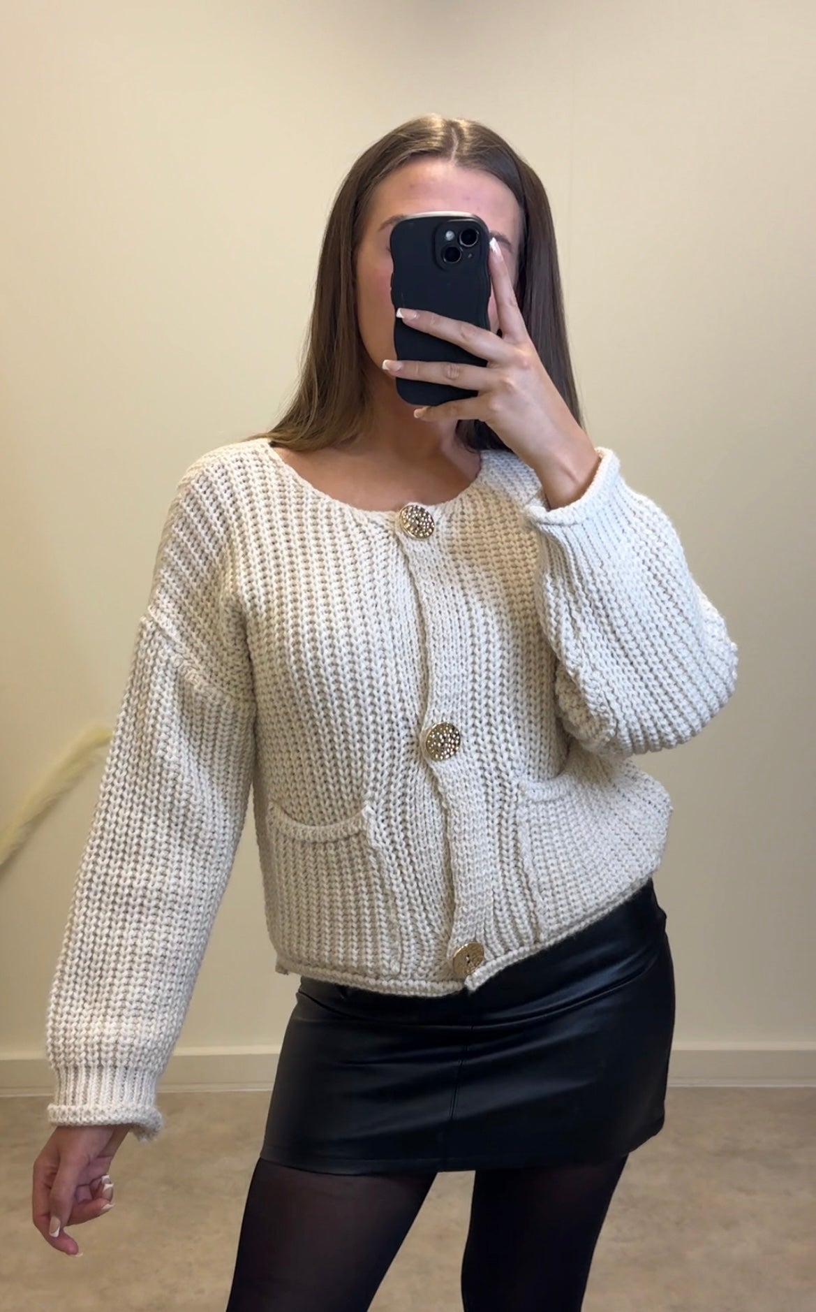 VIVIENNE chunky knit cardigan