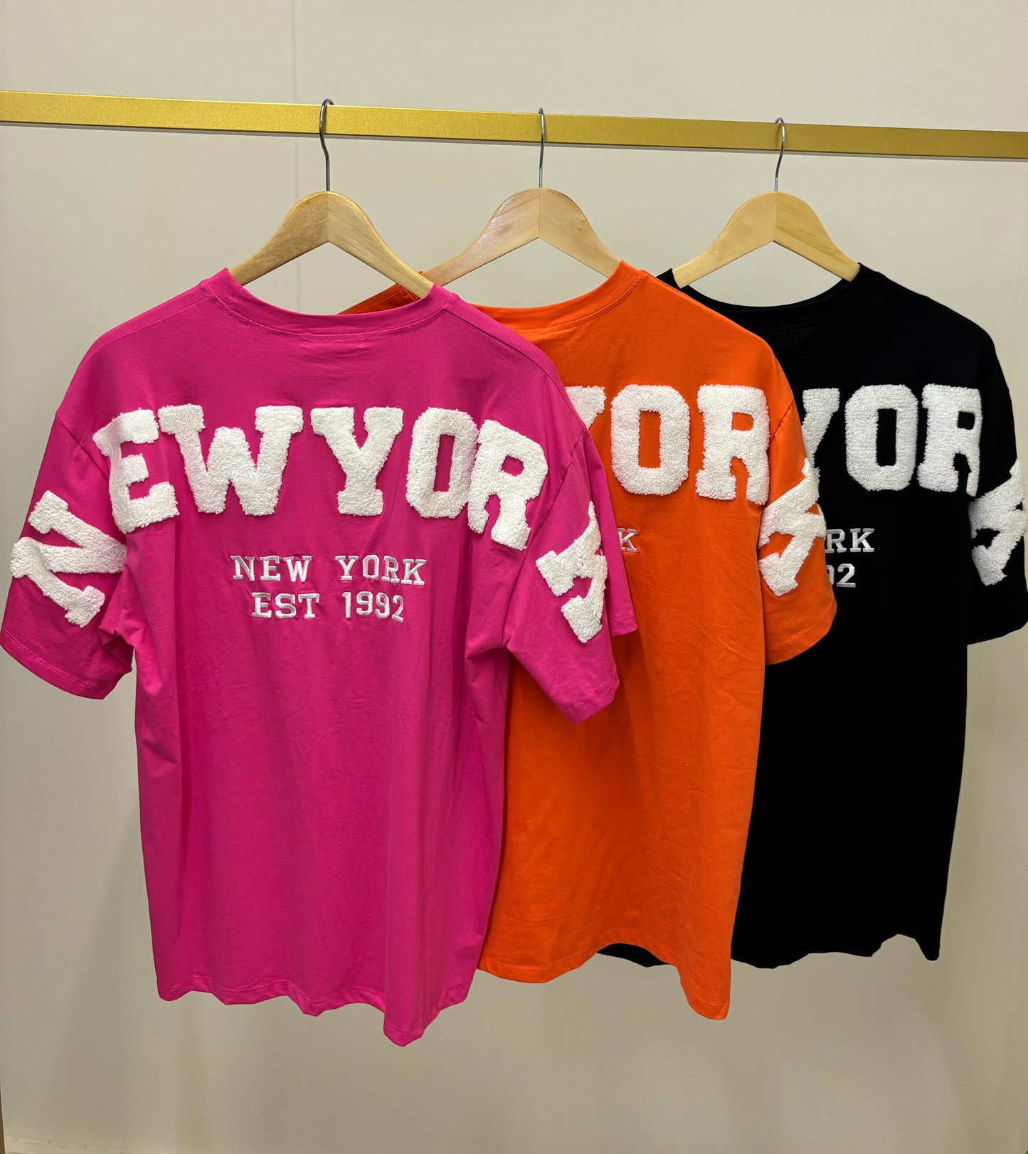 New York Embossed T-Shirt