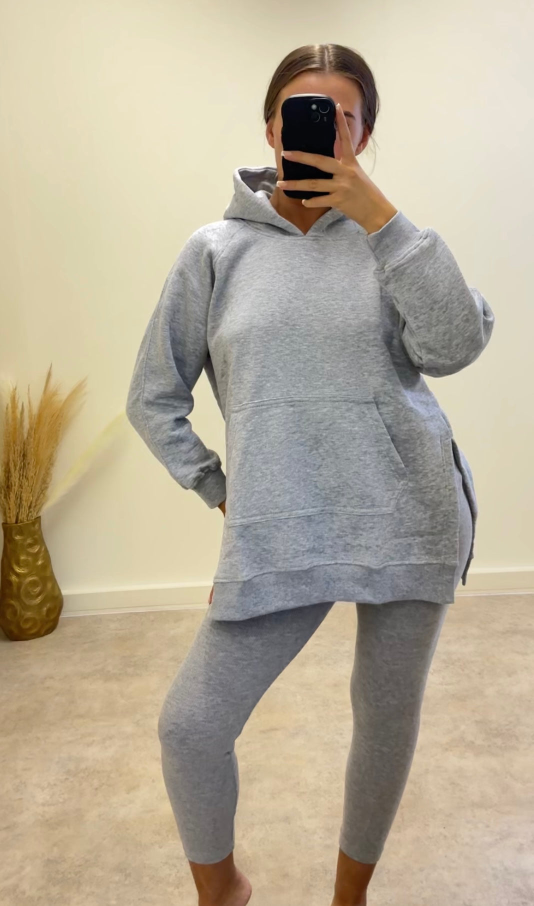 SARAH split hoodie & leggings set