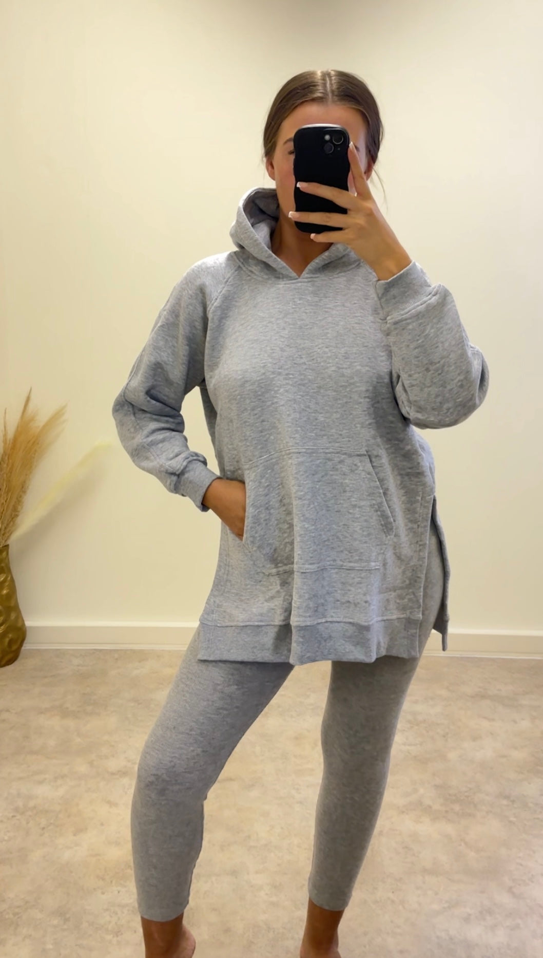 SARAH split hoodie & leggings set