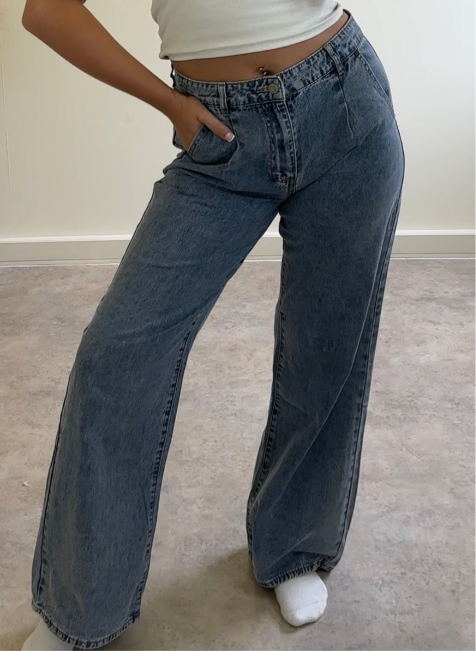 LAULIA straight leg dad jeans