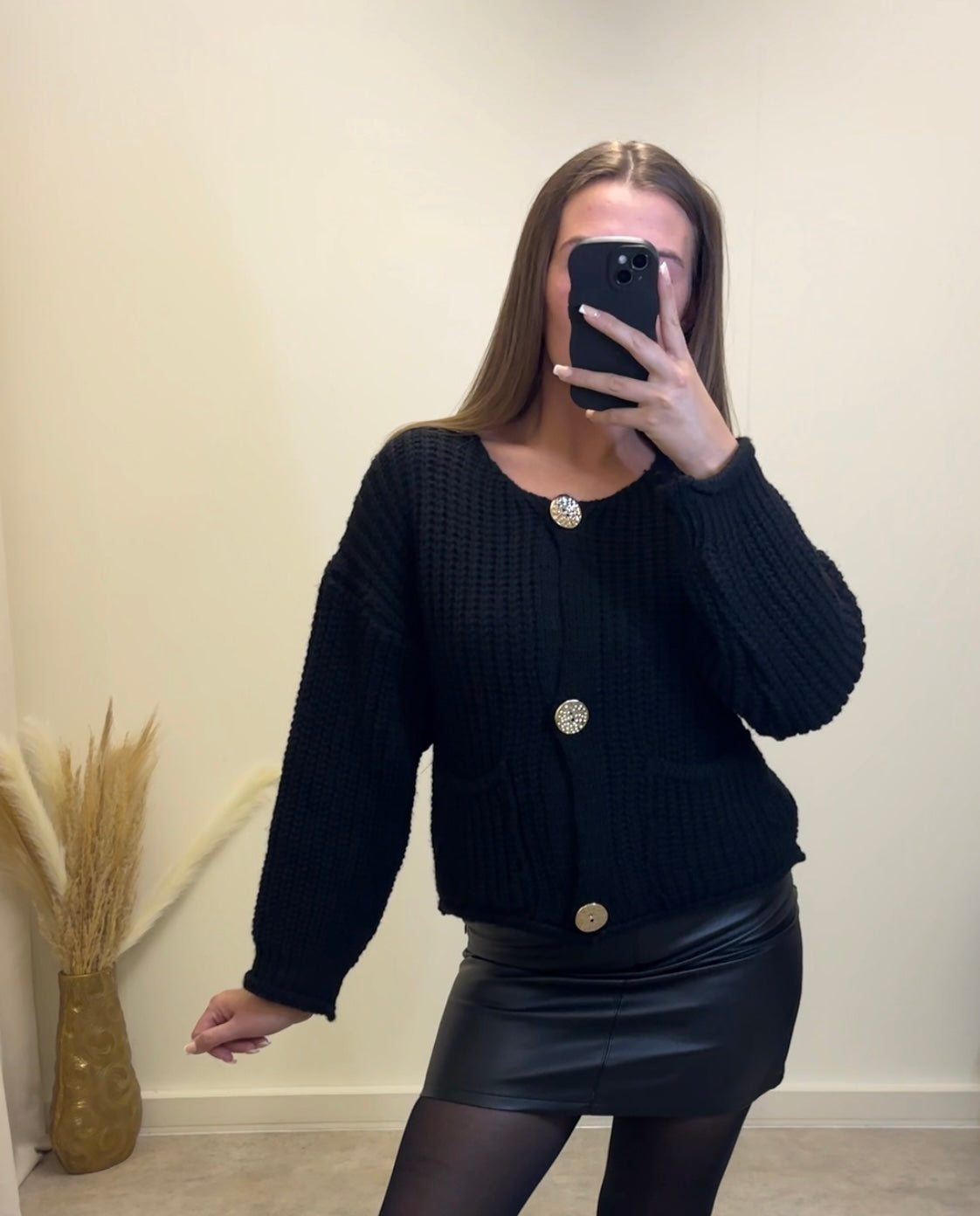 VIVIENNE chunky knit cardigan