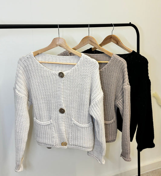 VIVIENNE chunky knit cardigan
