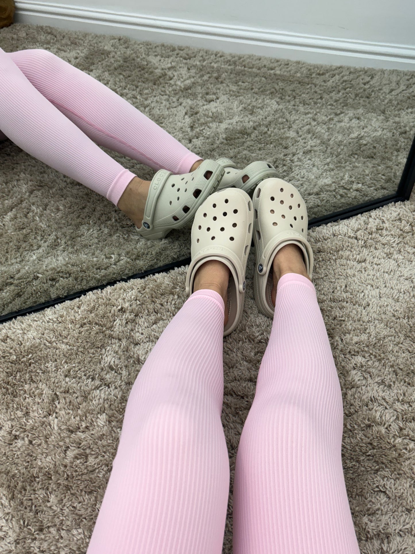 REAH high waisted ribbed leggings
