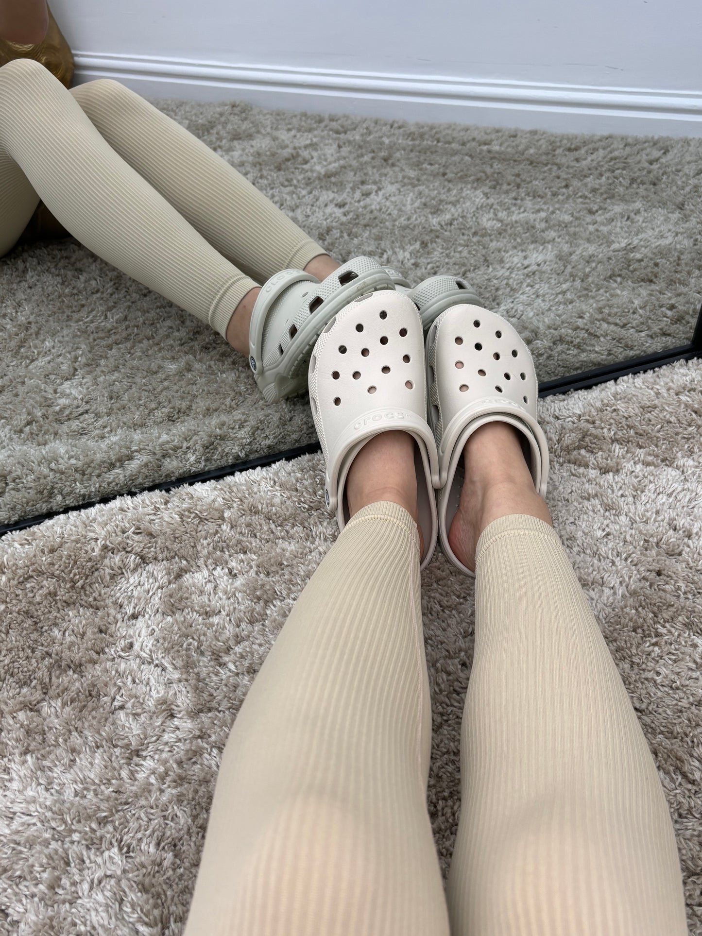 REAH high waisted ribbed leggings
