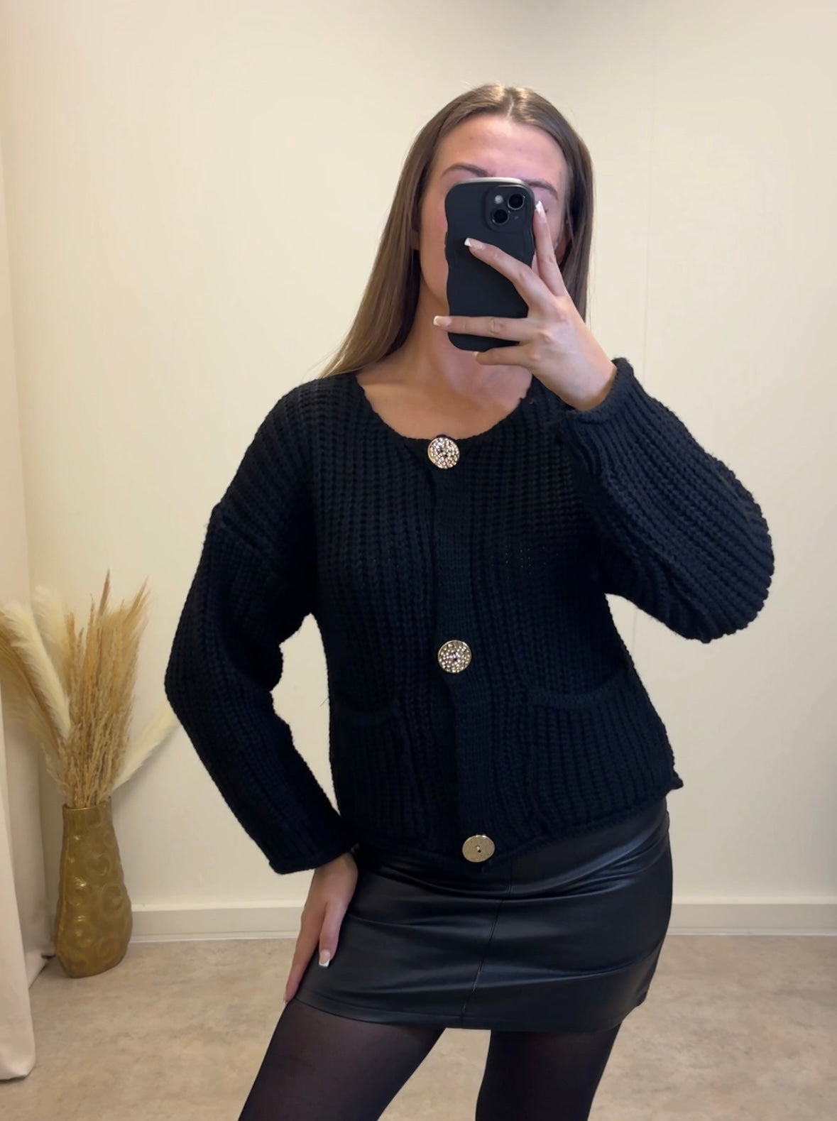 VIVIENNE chunky knit cardigan