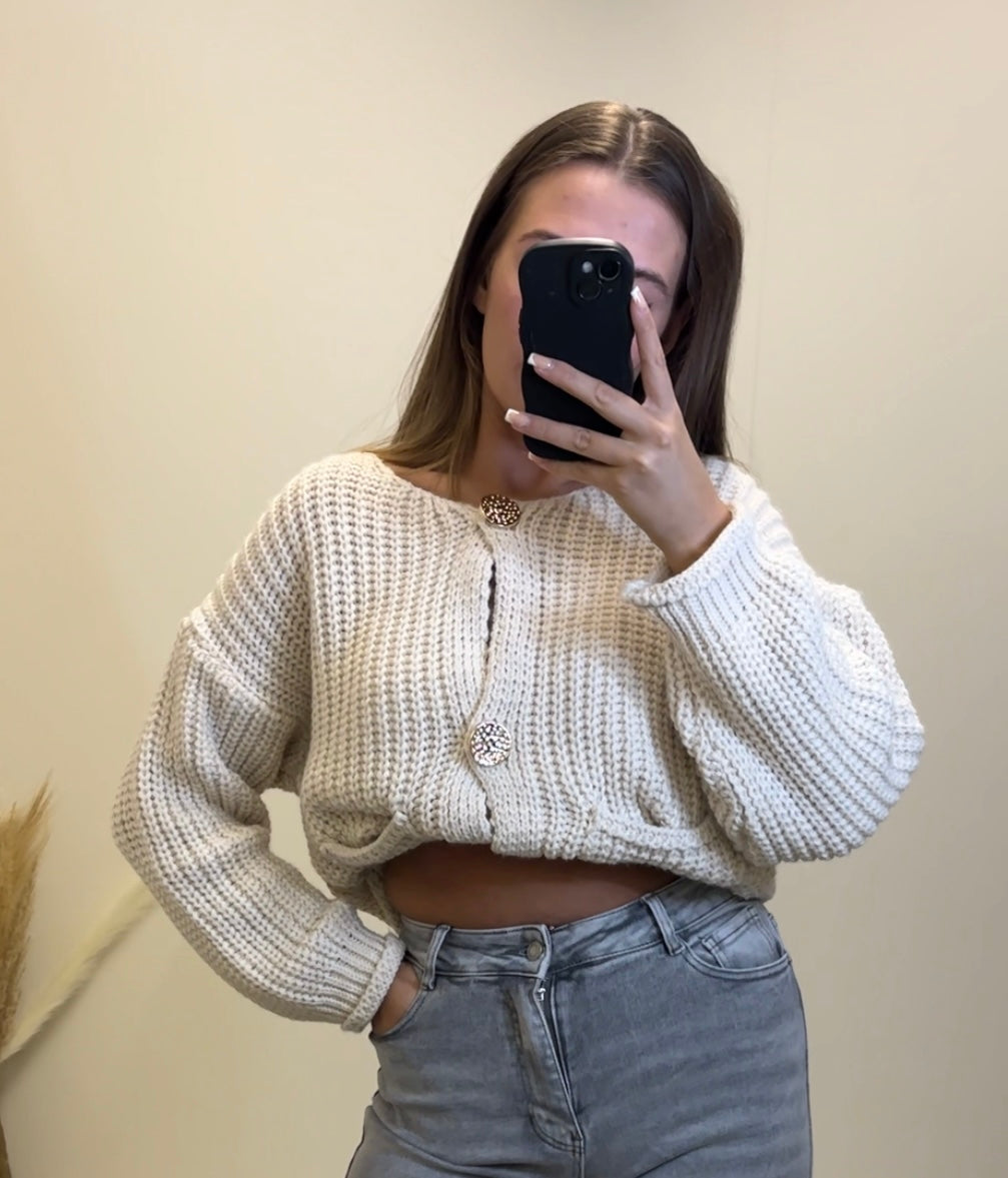 VIVIENNE chunky knit cardigan