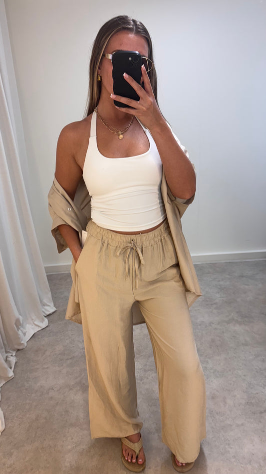 Linen Style Trousers