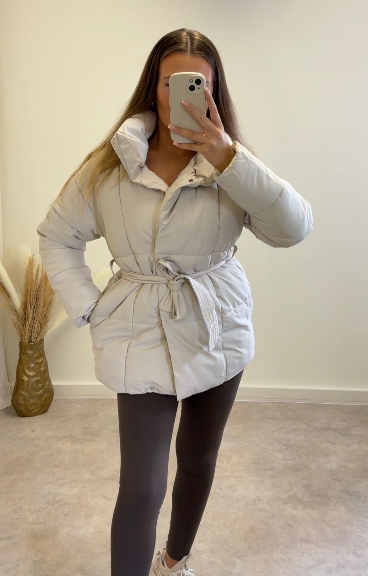 CLEO short puffer coat