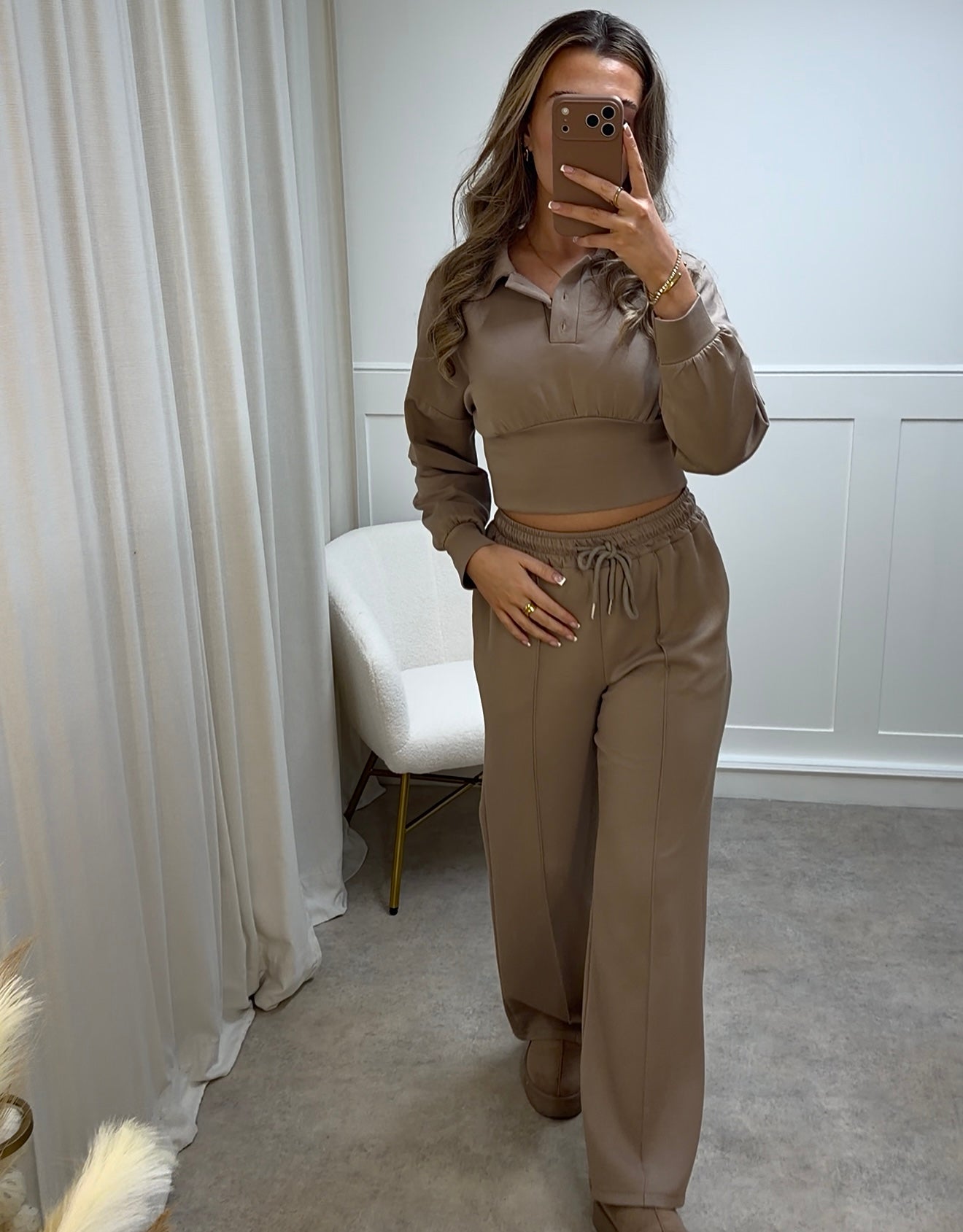 Cropped Rugby Tracksuit Set- The Fashion Cabin