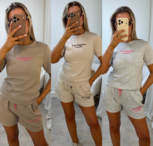 LA shorts summer set